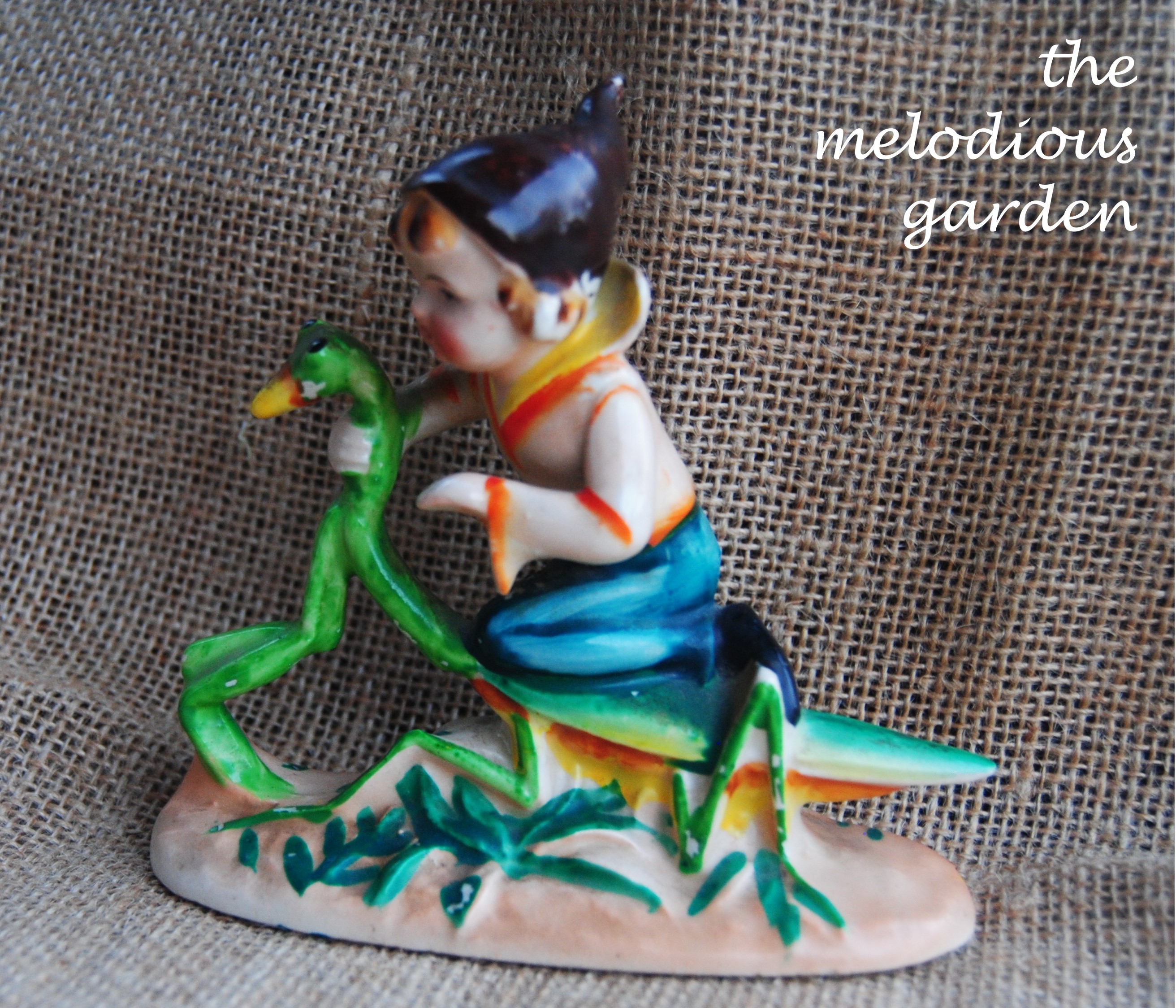 elf on praying mantis