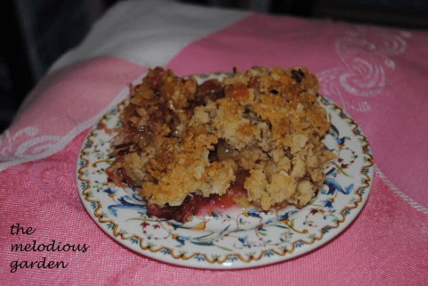 rhubarb crisp